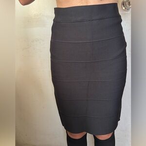 BCBGMaxAzria Black  Bandage/Pencil Skirt